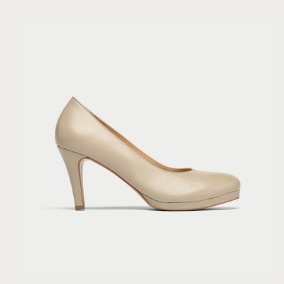 Sophia - Neutral Leather Courts