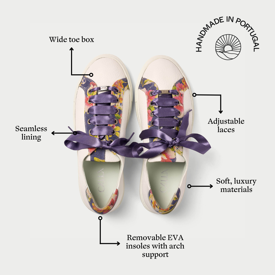 Star floral dusk trainer features