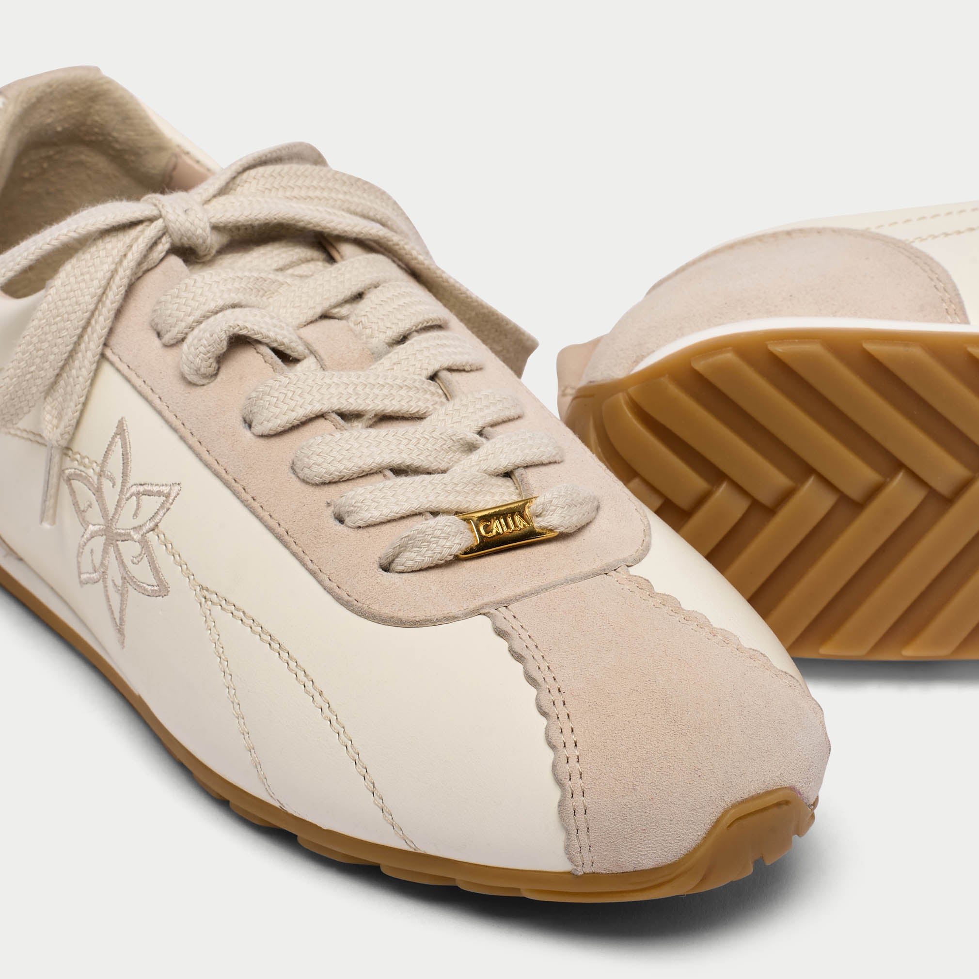Star - Cherry Suede Wide Fit Sneakers