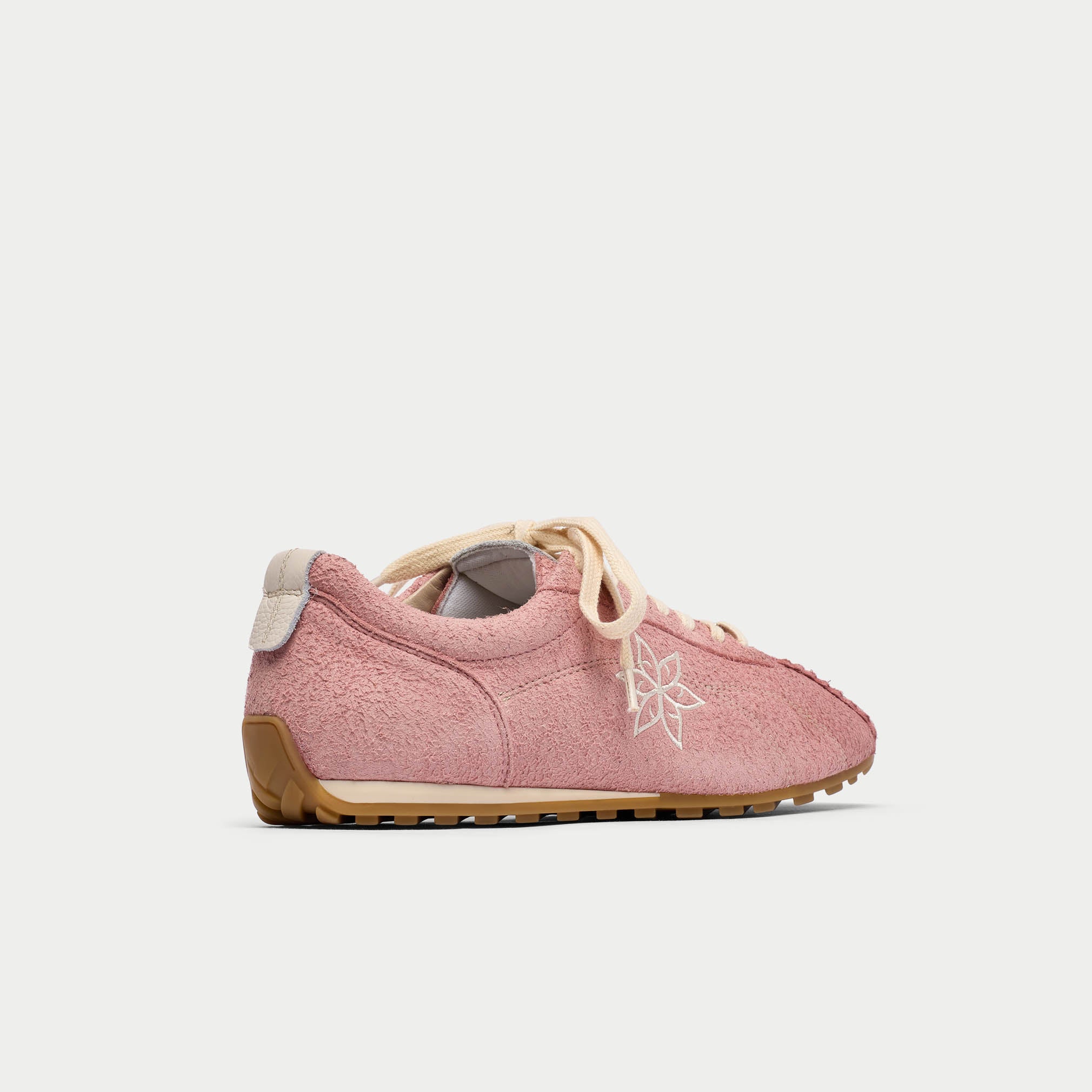 Star - Cherry Suede Wide Fit Sneakers
