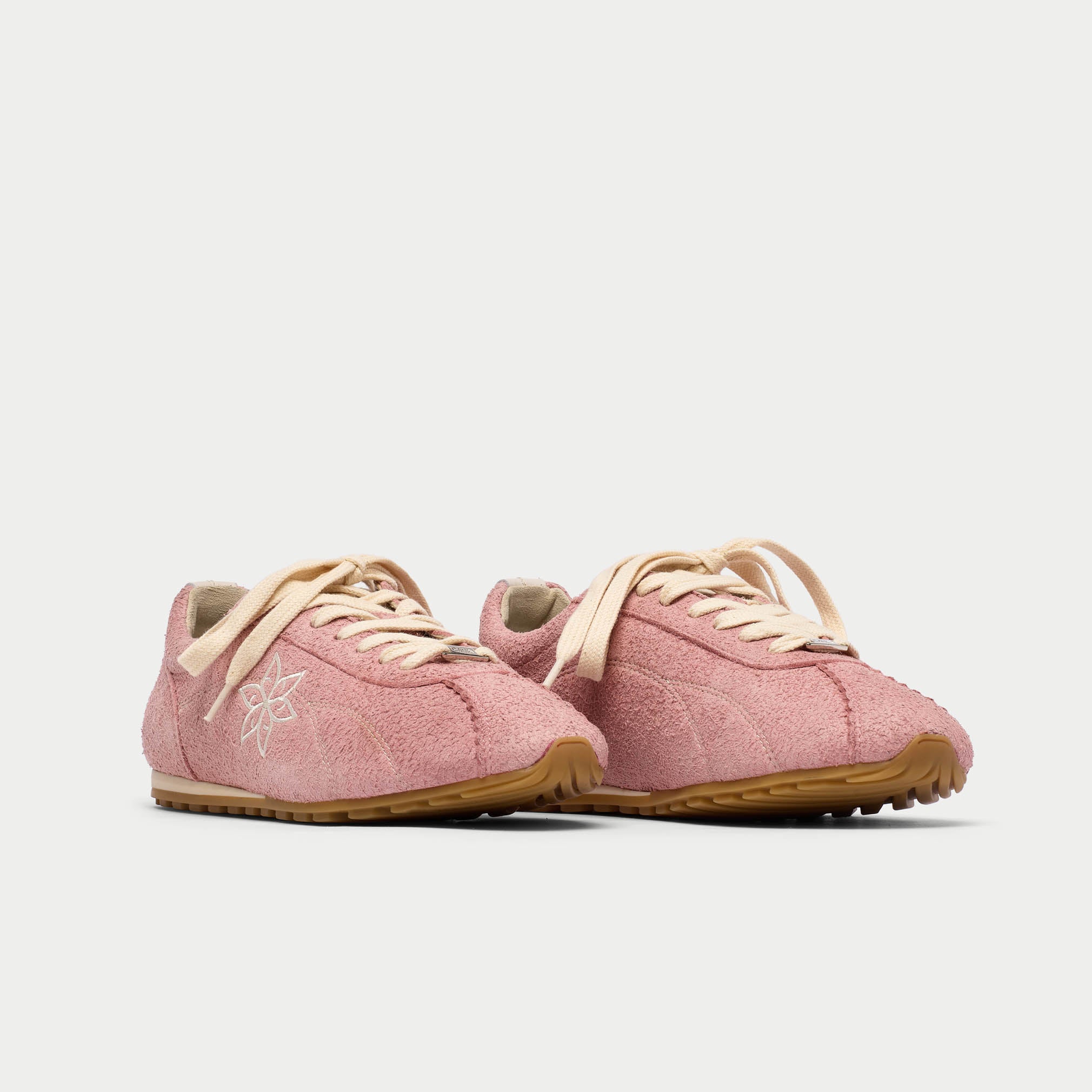 Star - Cherry Suede Wide Fit Sneakers