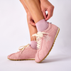 Star - Cherry Suede Wide Fit Sneakers