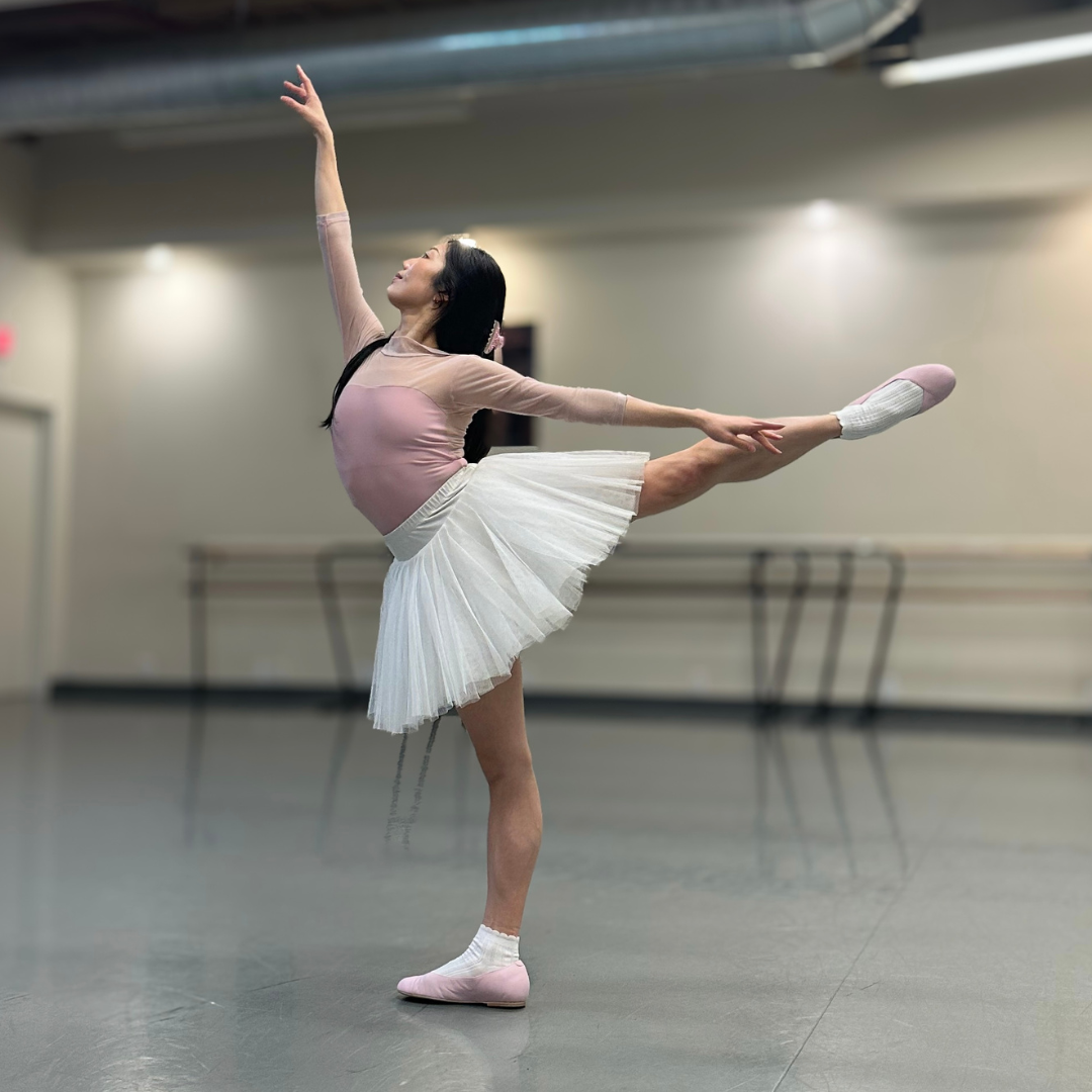 Charlotte - Pale Pink Leather Ballerinas (image 7)