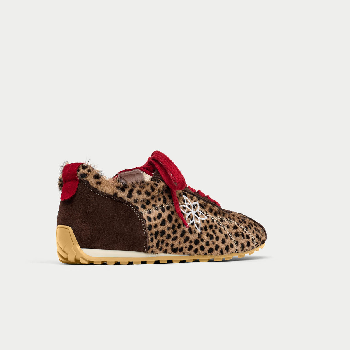 Aurora - Cheetah Wide Fit Trainers