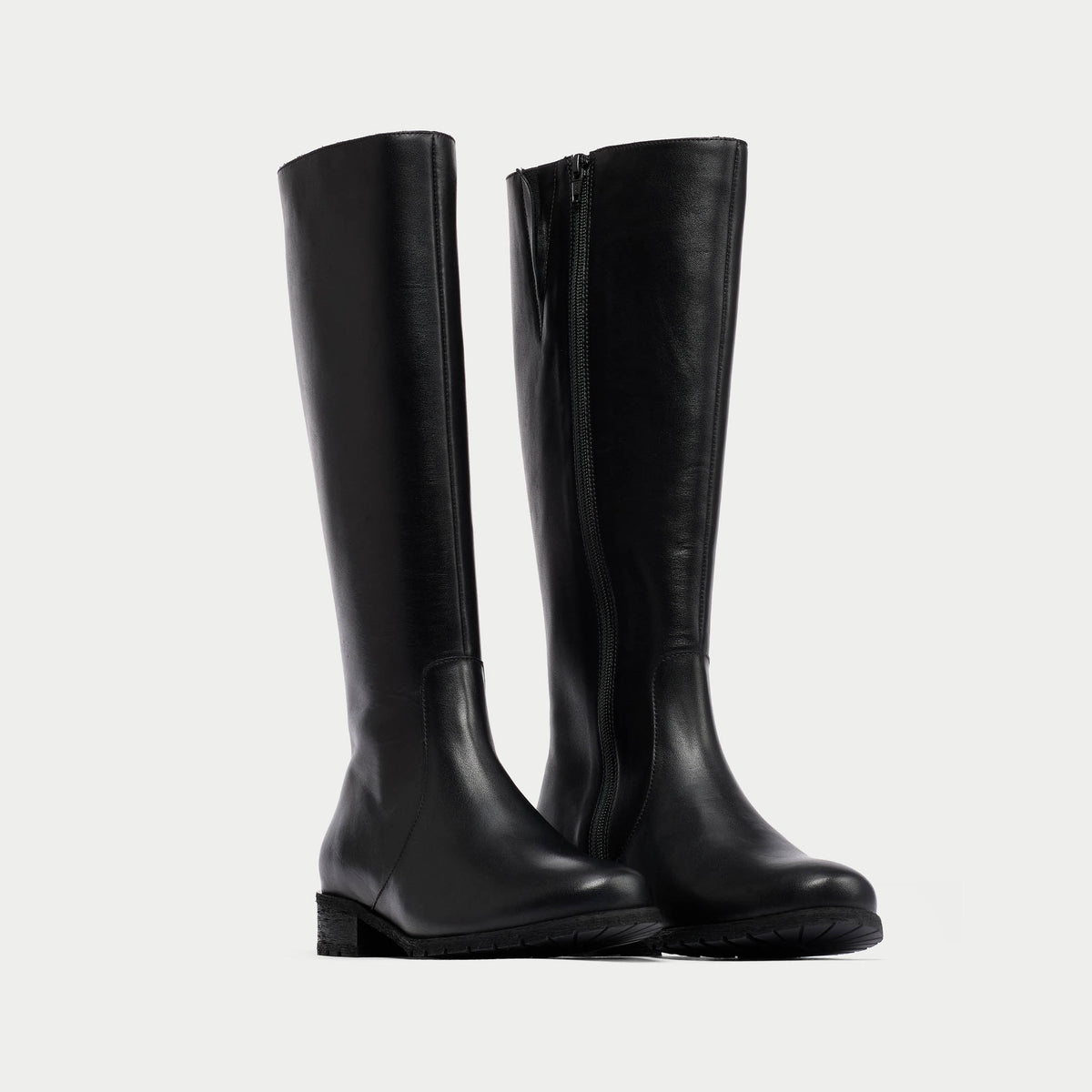 Bella - Black Leather Boots (image 5)