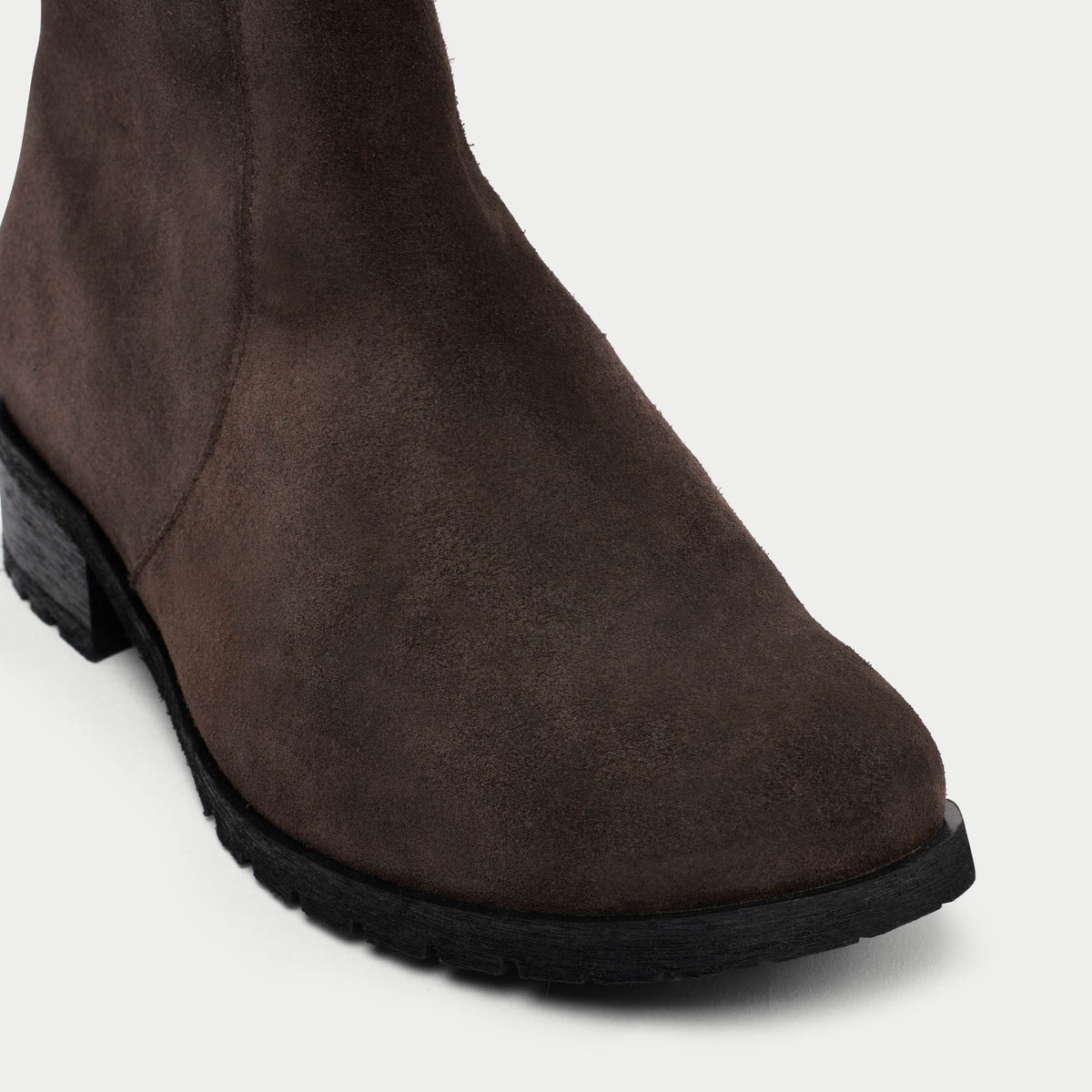 Bella - Espresso Suede Boots