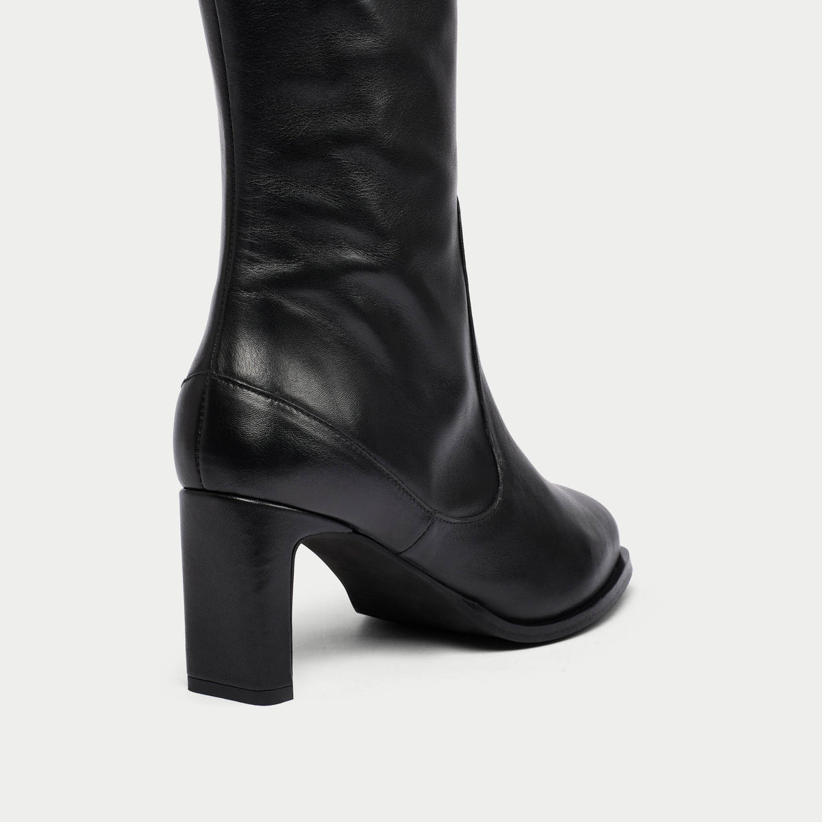 Maeve - Black Leather Boots