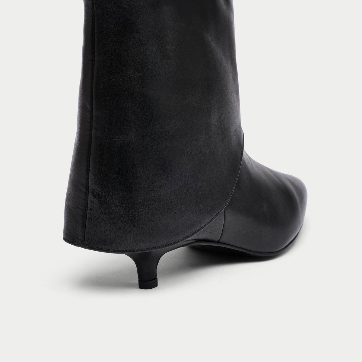 Mischa - Black Leather Boots