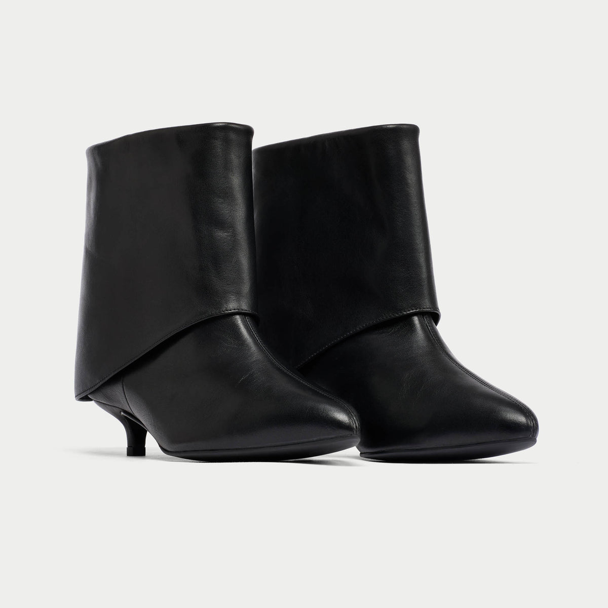 Mischa - Black Leather Boots