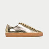 Star - Champagne Scaled Metallic Wide Fit Trainers