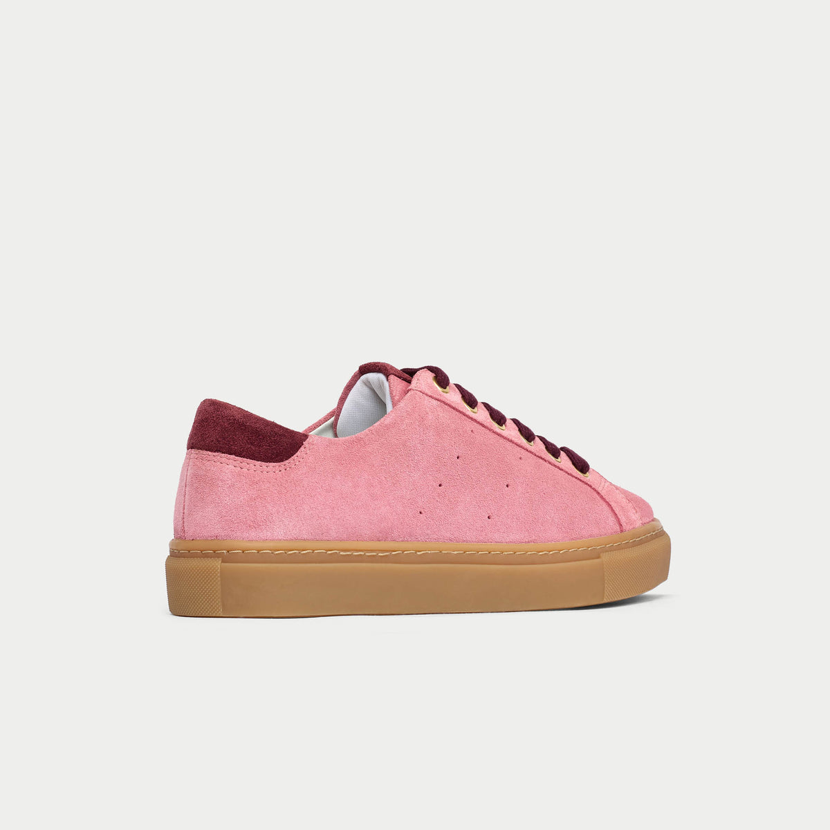 Star - Mauve Suede Wide Fit Trainers
