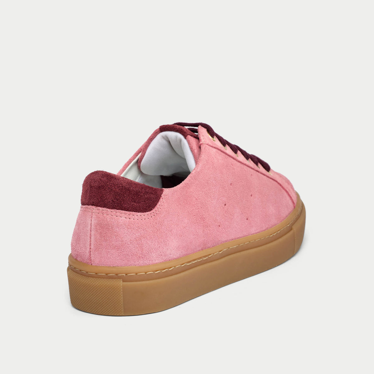 Star - Mauve Suede Wide Fit Trainers