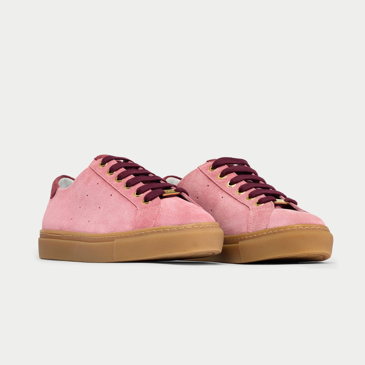 Star - Mauve Suede Wide Fit Trainers