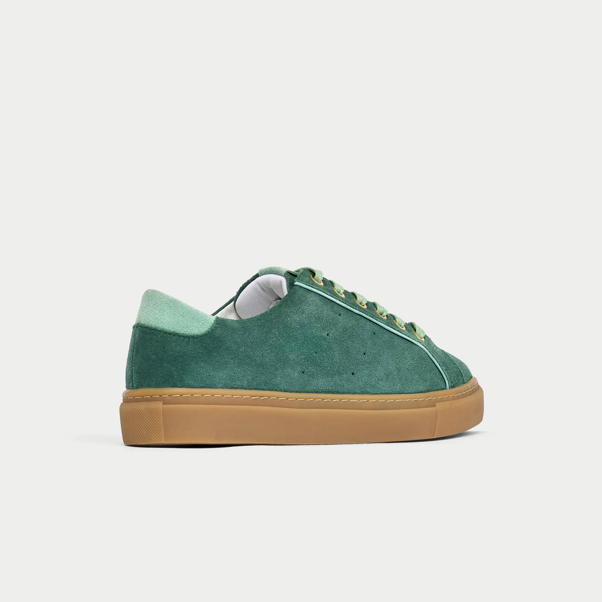Star - Teal Suede Wide Fit Trainers