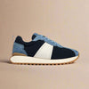 Cosmos denim blue sneaker on a light beige background