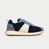 denim blue cosmos sneaker for bunions and wide feet side view