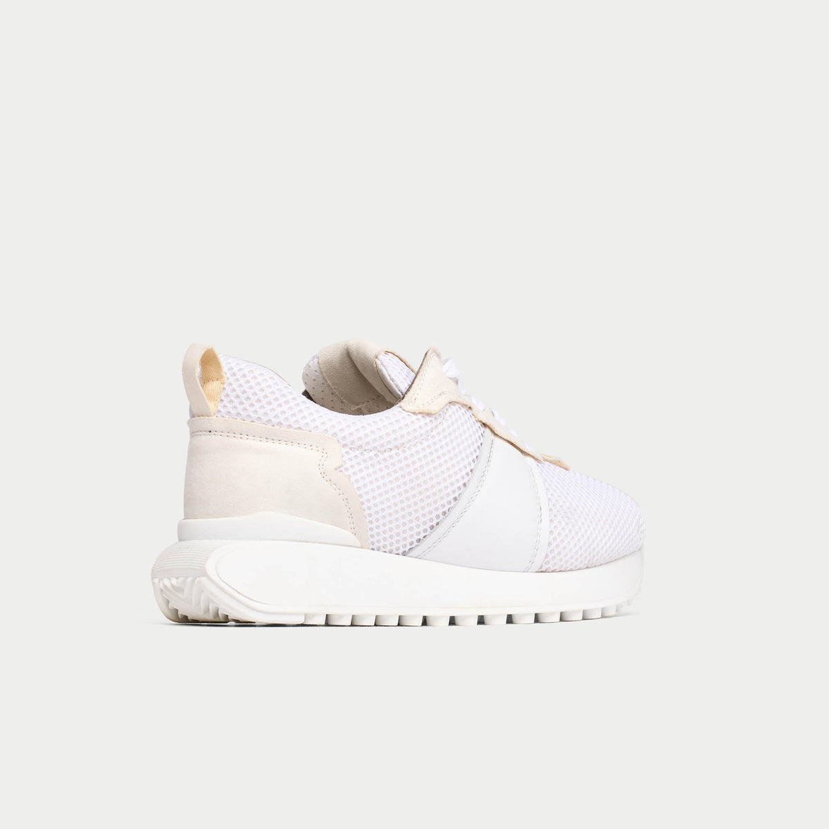 Cosmos - Chunky-Sole White Mesh Wide Fit Trainers (image 8)