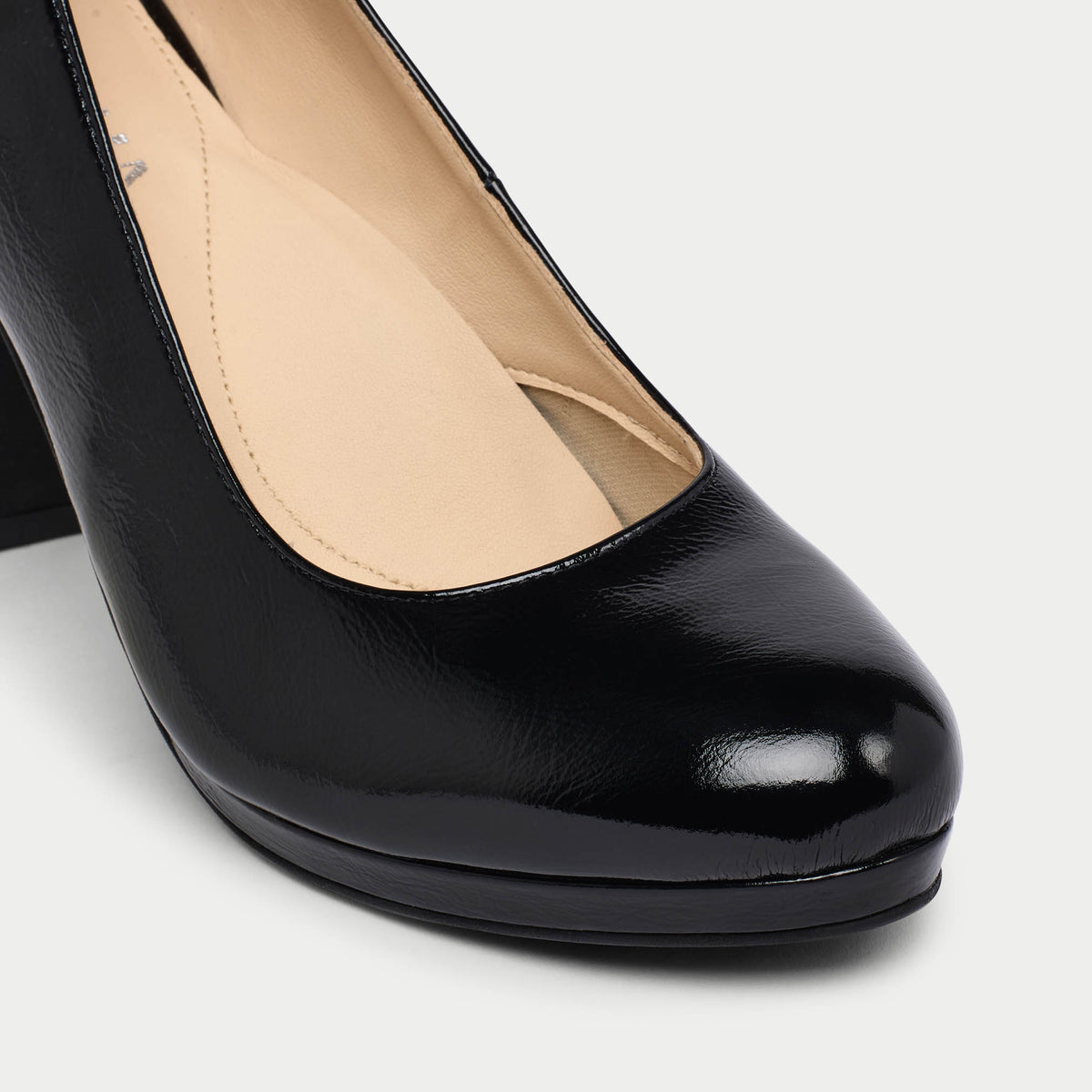 Delilah - Black Shine Leather Courts (image 6)