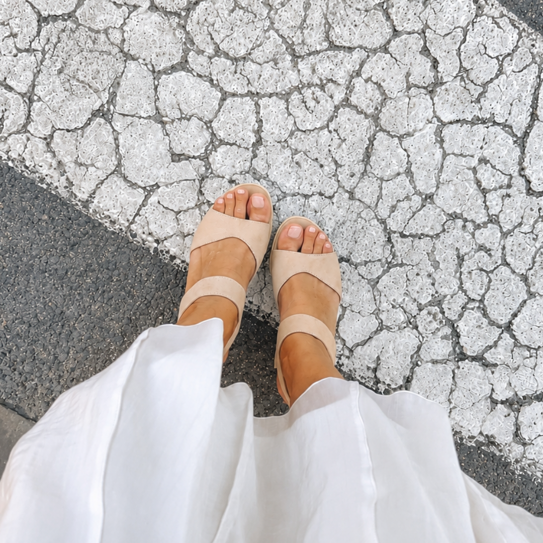 Eloise - Croissant Suede Wedges (image 6)