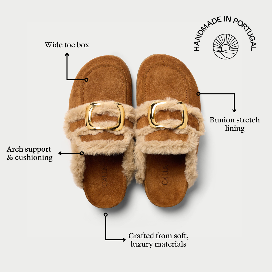 Ember - Mocha Chocolate Suede Slippers (image 3)