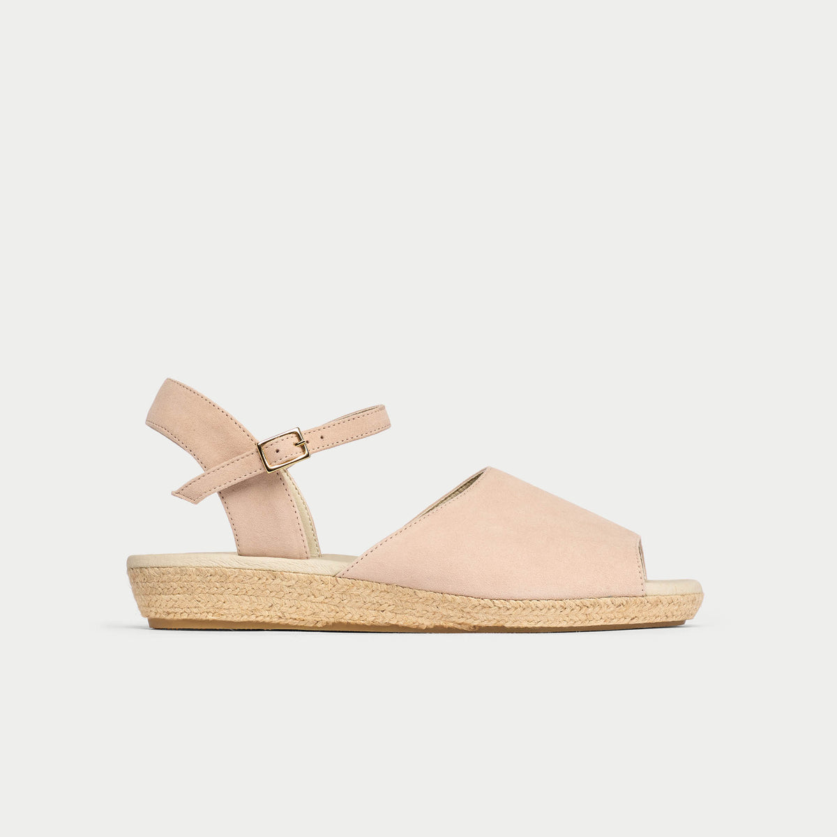 Francesca Blush Suede Espadrilles