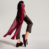 Freya - Burgundy Suede Loafers