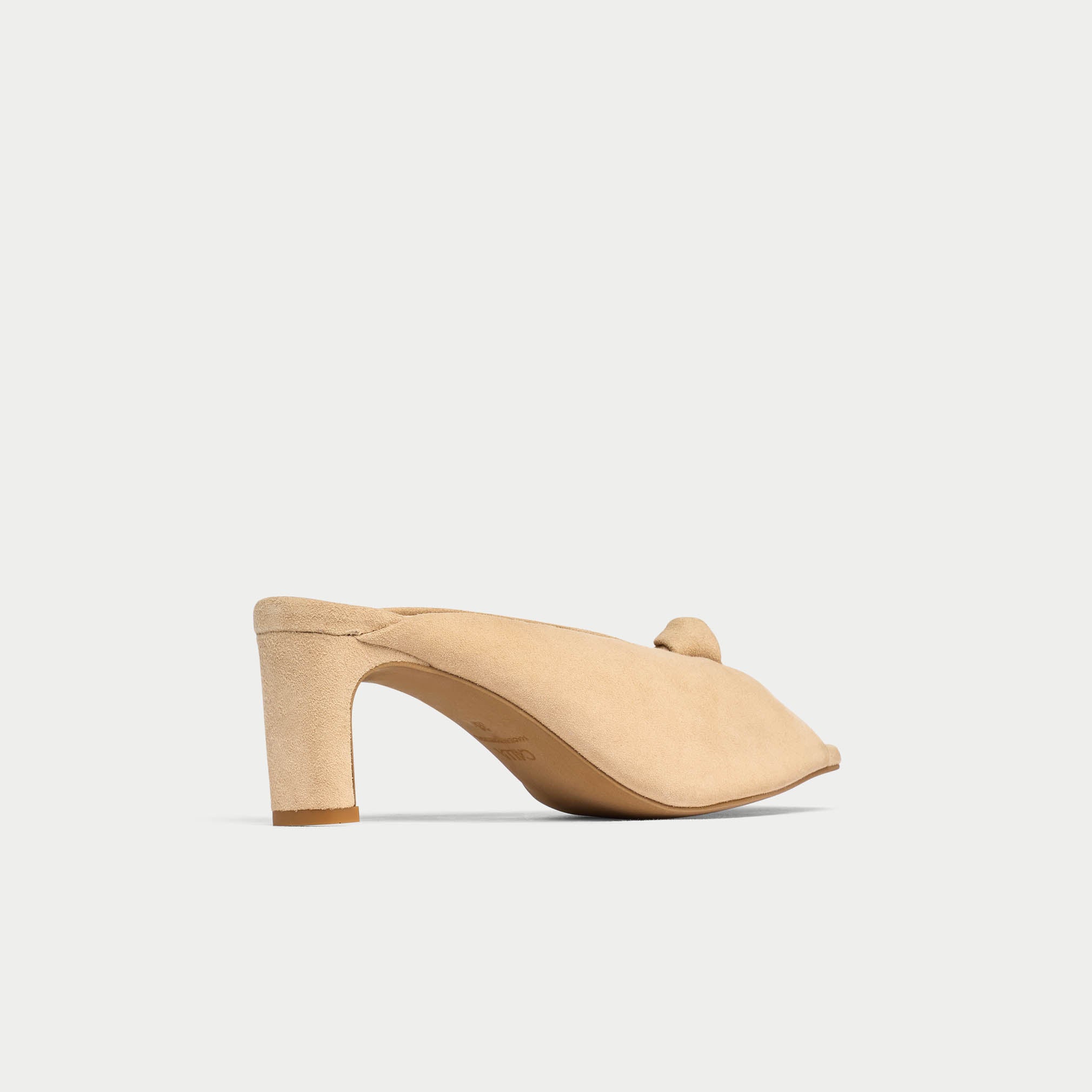 Greta - Taupe Suede Mules
