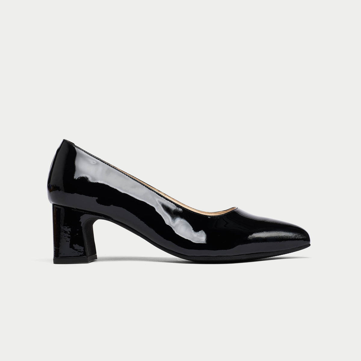 Hallie - Black Patent Leather Pumps (image 2)