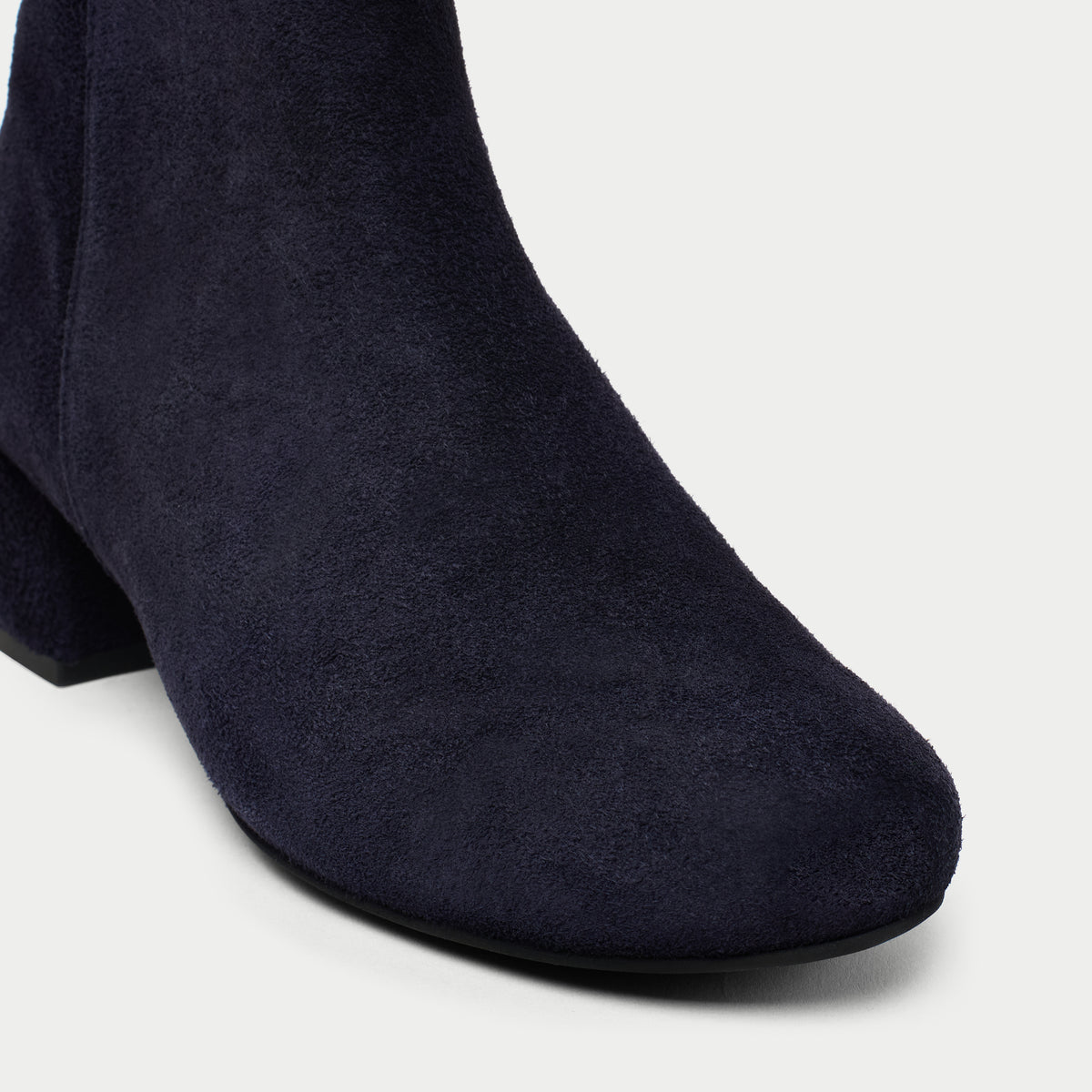 Lucy - Dark Navy Suede Boots (image 2)