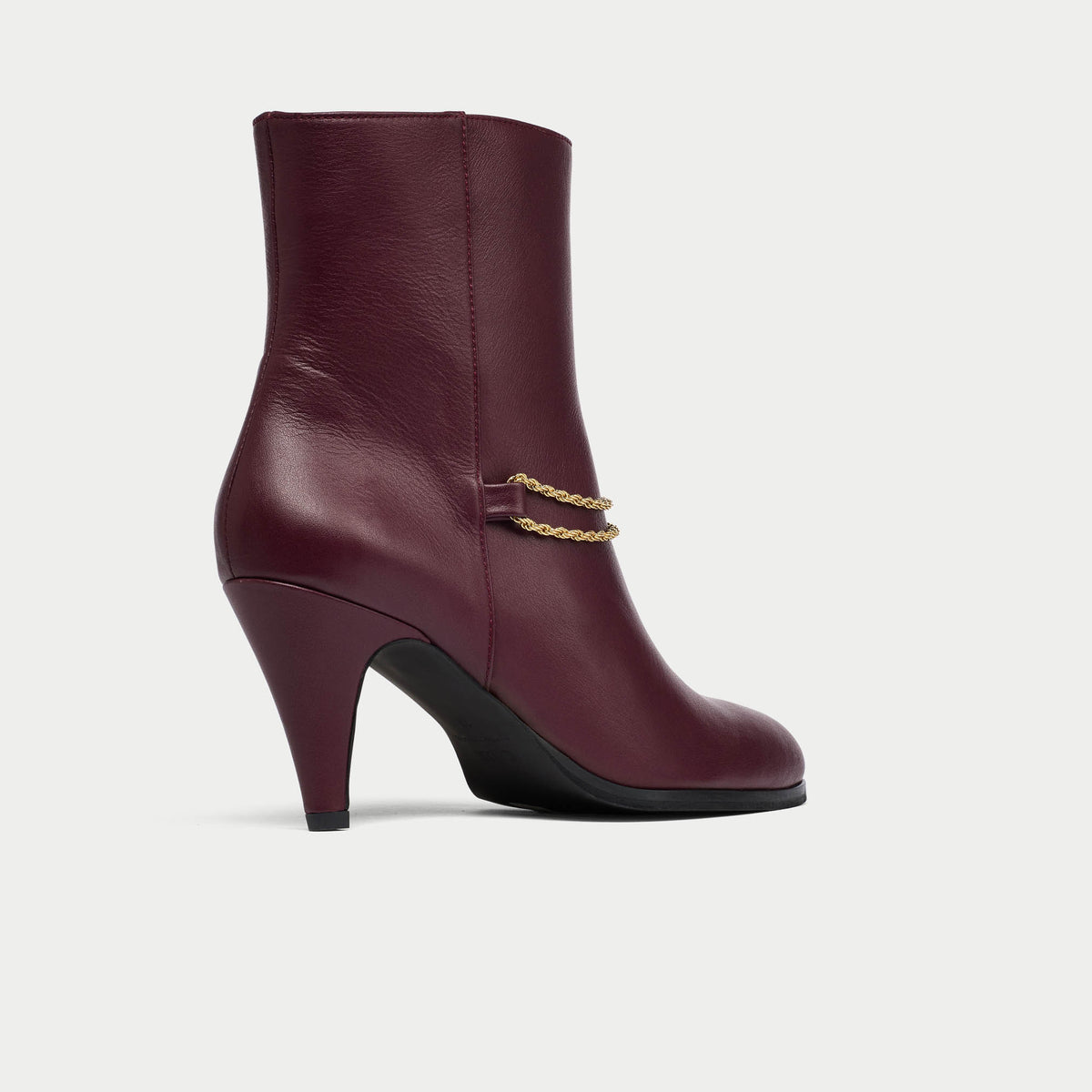 Maya - Cherry Leather Boots (image 6)