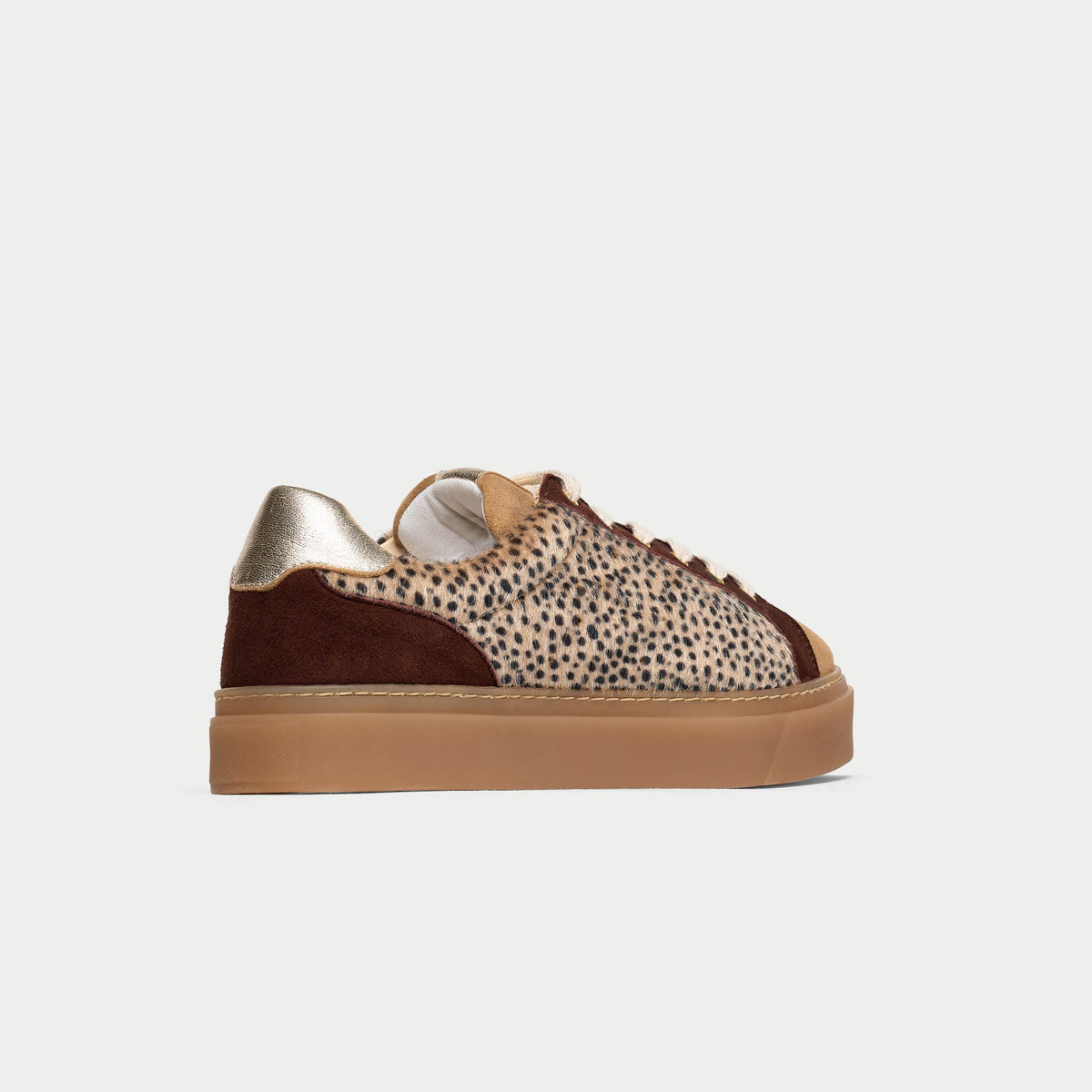Neptune - Cheetah Wide Fit Trainers