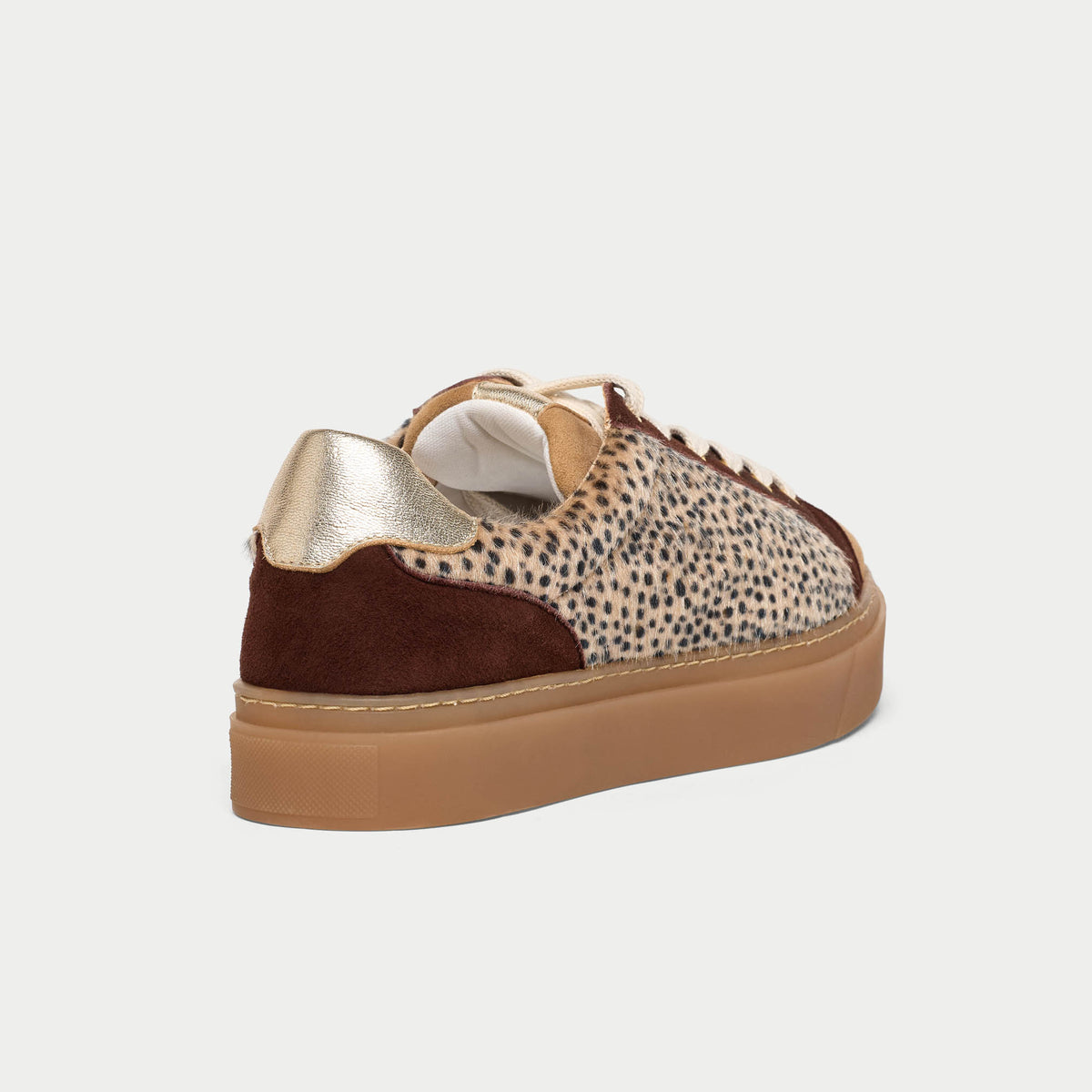 Neptune - Cheetah Wide Fit Trainers