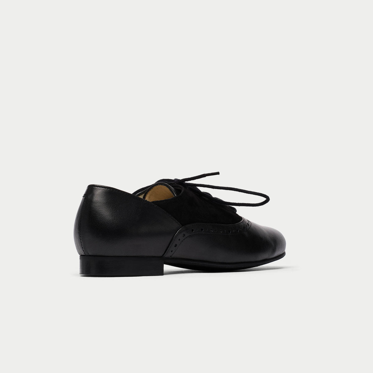 Ophelia - Black Leather Brogues (image 6)