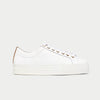 White sneaker on a light gray background