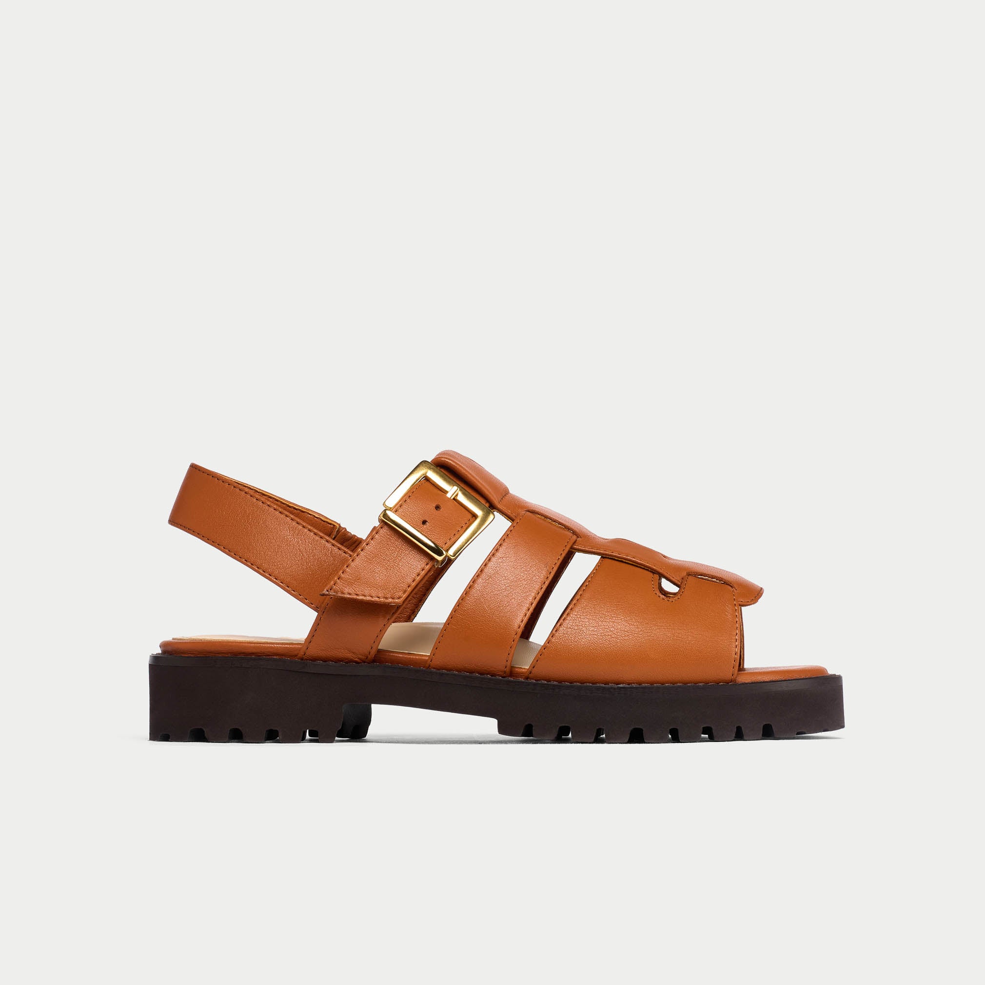 Simone - Tan Leather Sandals
