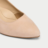 Ava - Soft Pink Suede