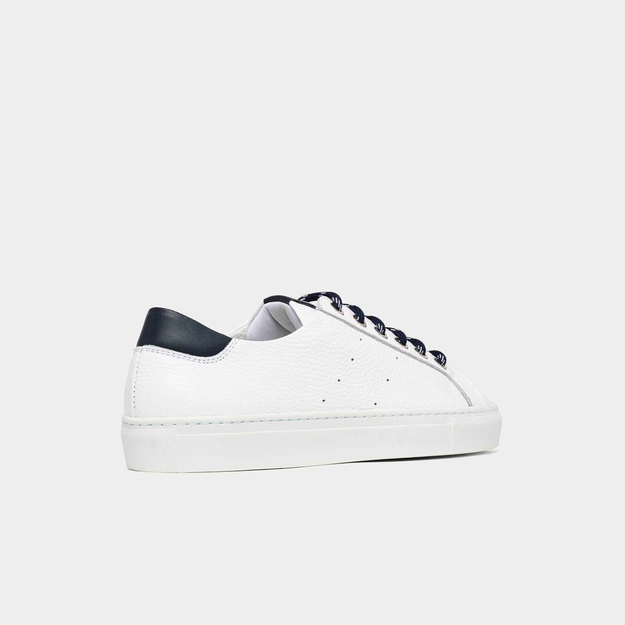 star white sneakers for bunions back/side view
