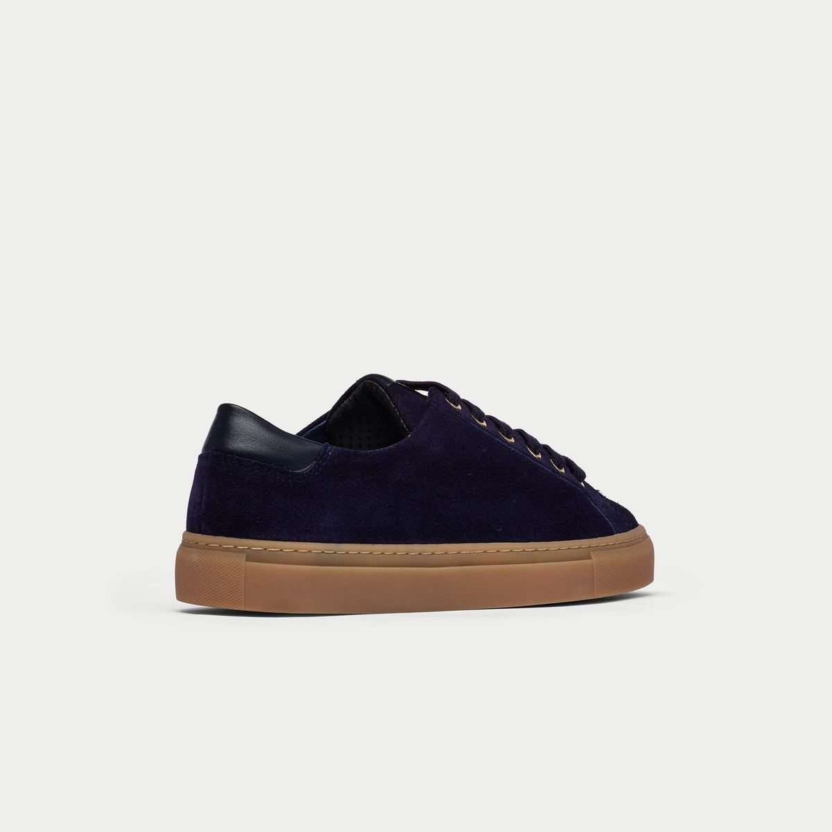 Star - Navy Suede Wide Fit Trainers (image 5)