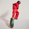 Star - Teal Suede Wide Fit Trainers