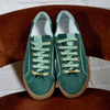 Star - Teal Suede Wide Fit Trainers