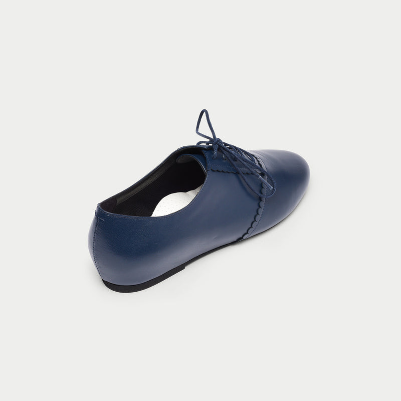 Aster - Navy Leather
