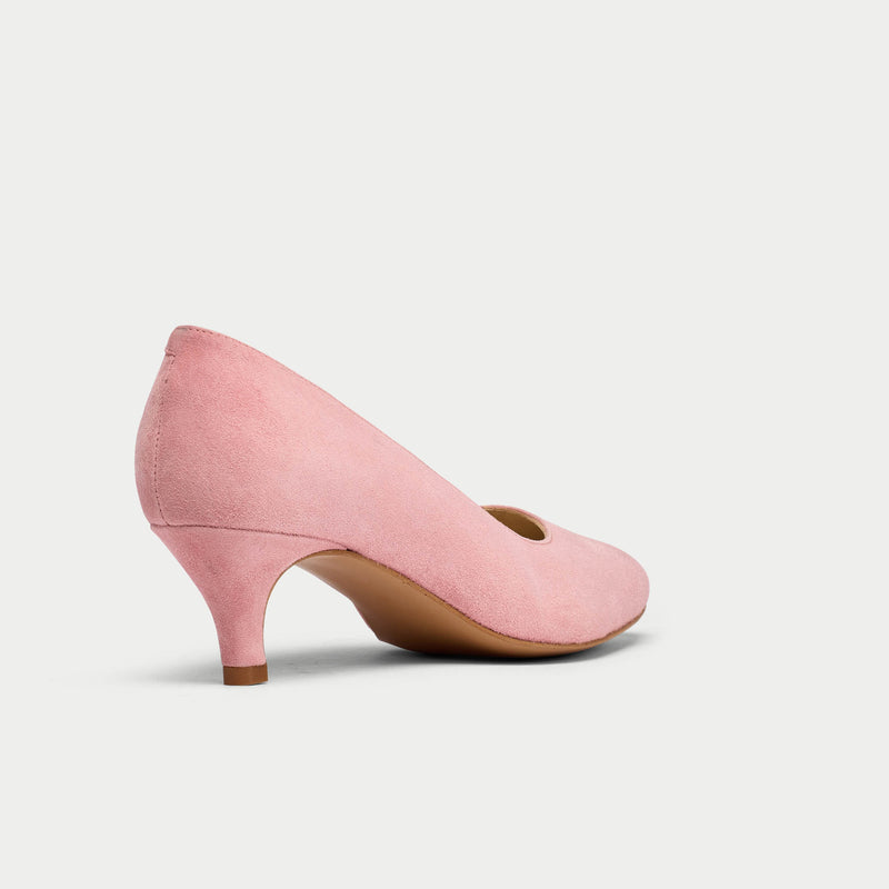 ava pink suede heels for bunions 