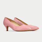 ava pink suede heels for bunions pair