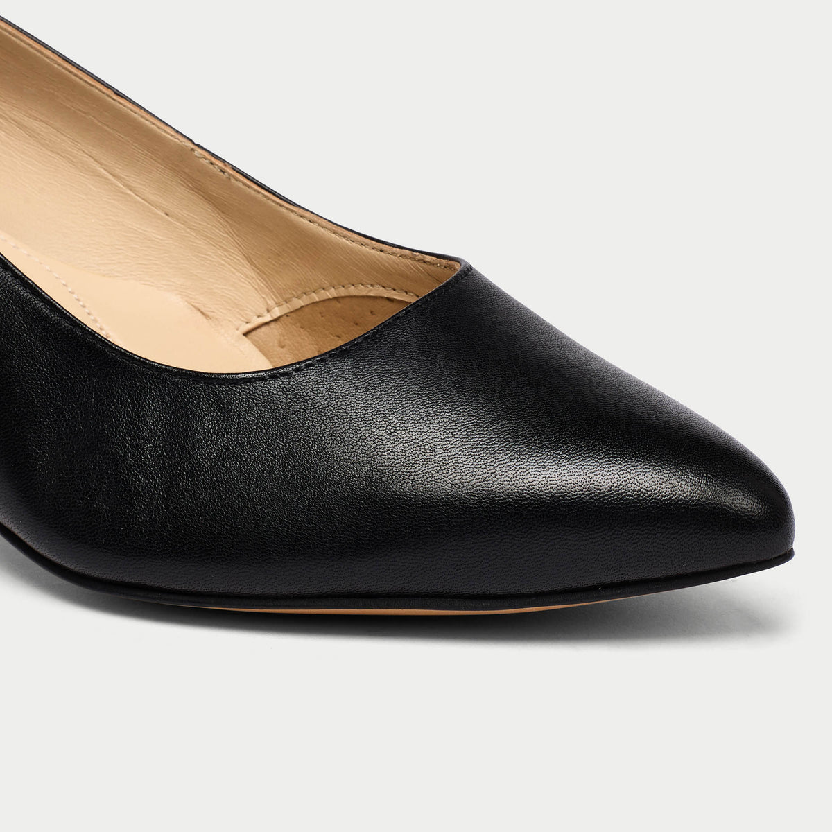 Ava - Black Leather Courts (image 6)