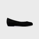 Charlotte Wide Fit - Black Leather / Suede