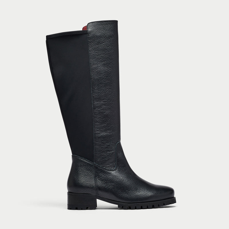 Georgina - Black Leather