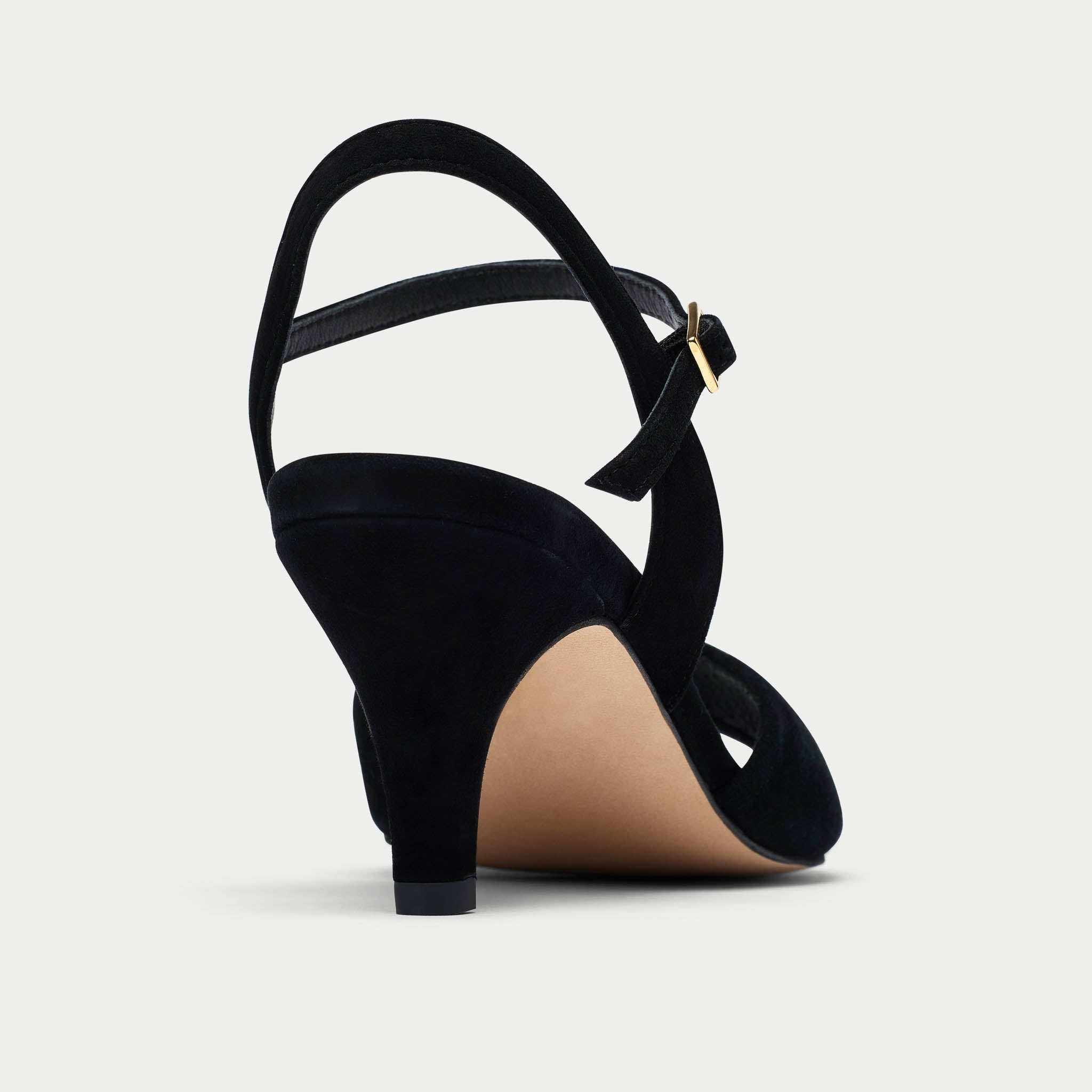 Glenda - Black Suede