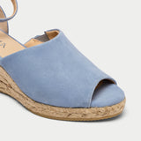 Harriet II - Denim Blue Suede