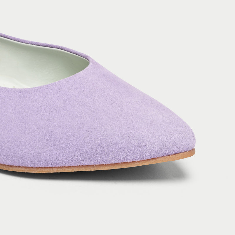 Isabella - Lilac Suede