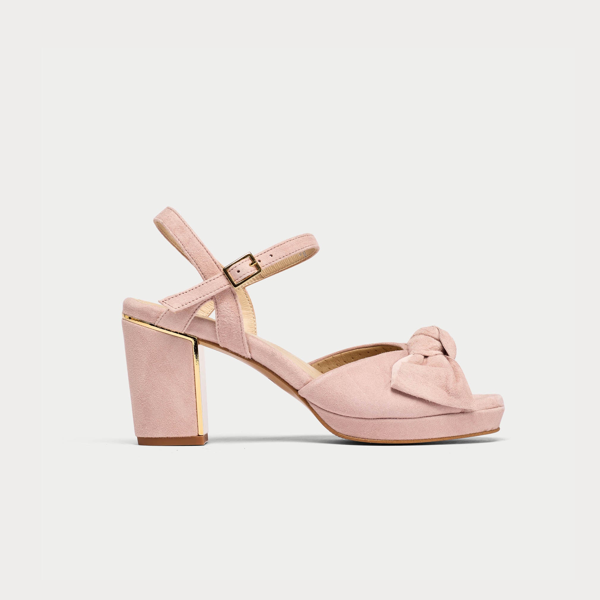 Lizzie - Soft Rose Suede